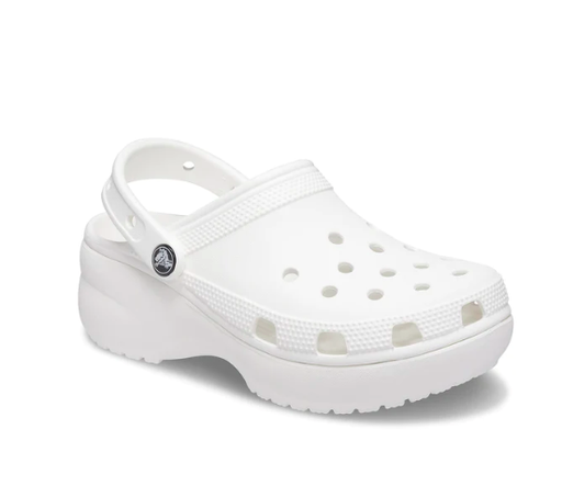 CROCS CLASSIC PLATFORM CLOG W WHITE 206750-100