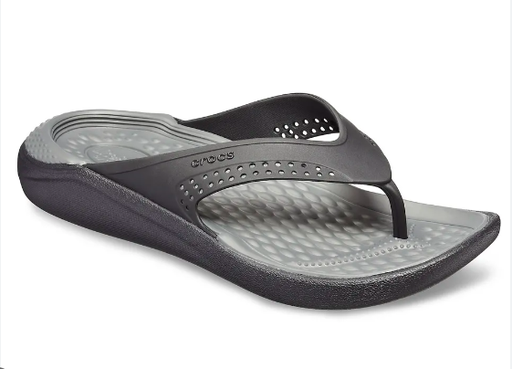 CROCS LITERIDE FLIP BLACK/SLATE GREY 205182-0DD