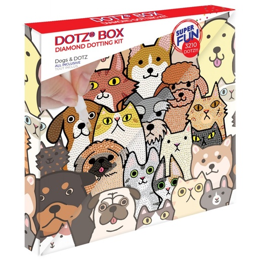 DIAMOND DOTZ BOX DBX.028 DOGS