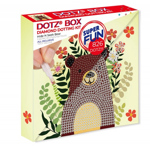DIAMOND DOTZ BOX DBX.053 HIDE N SEEK BEAR