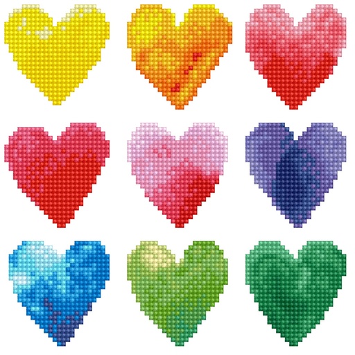DIAMOND DOTZ DD3.026 LOVE RAINBOW