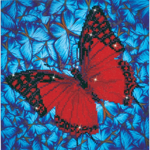 DIAMOND DOTZ DD5.020 FLUTTRBY RED