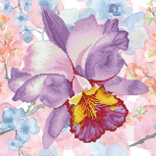 DIAMOND DOTZ DD5.050 SPARKLE GARDEN MAUVE