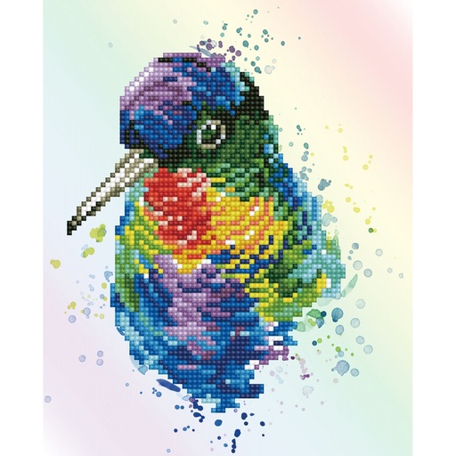 DIAMOND DOTZ DD5.056 RAINBOW FEATHERS
