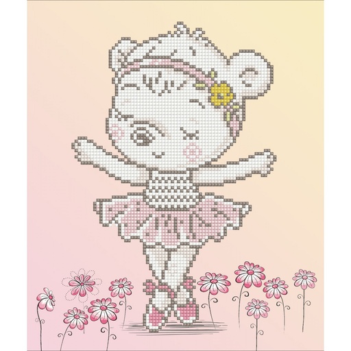 DIAMOND DOTZ DD5.057 BALLET BEAR