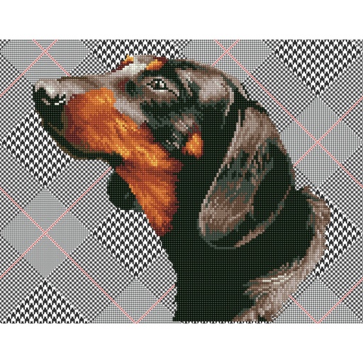 DIAMOND DOTZ DD7.033 NOBLE DACHSIE