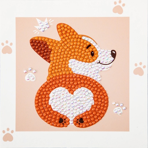 DIAMOND DOTZ DTZ5.005 CORGI LOVE