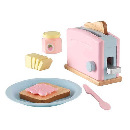 KIDKRAFT TOASTER SET PASTEL