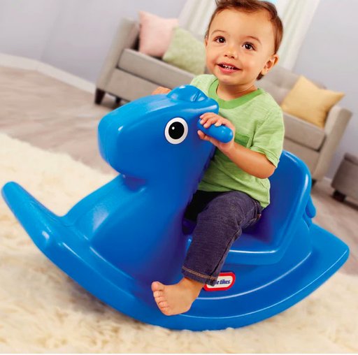 [MGA173950E3] LITTLE TIKES ROCKING HORSE BLUE 173950