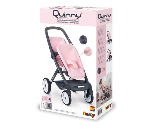 MAXI TWIN PUSHCHAIR PINK 253217