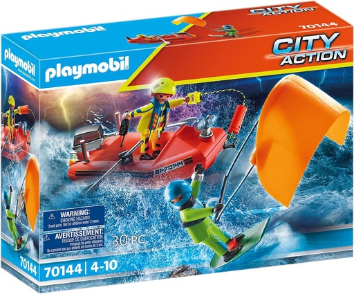 PLAYMOBIL 70144  Kitesurfer Rescue with Speedboat