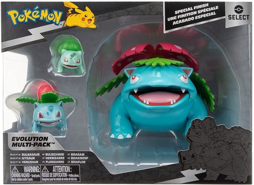[JW002775] POKEMON BULBASAUR EVOLUTION MULTI-PACK