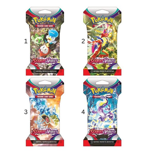 POKEMON CARDS SCARLET & VIOLET SLEEVED 184-85325