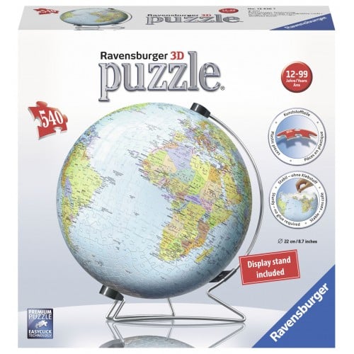 R/B PUZZLE GLOBE 3D 540PCS