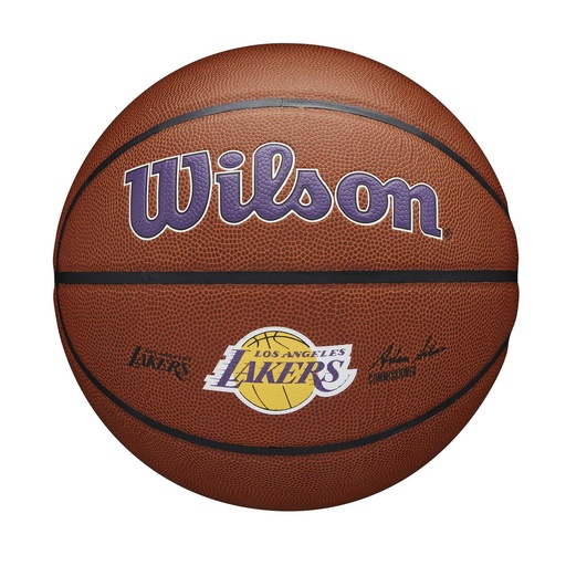 [WILWWTB3100XB] WILSON BASKETBALL LAKERS COMMISSONER SIZE 7