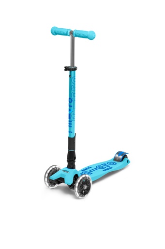 SCOOTER MICRO MAXI DELUXE FOLDABLE BLUE LED MDD092