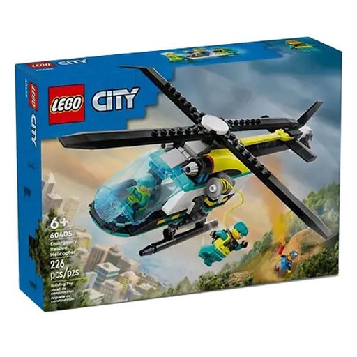 [LG60405] LEGO 60405 EMERGENCY RESCUE HELICOPTER