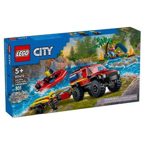 [LG60412] LEGO 60412 4X4 FIRE TRUCK WITH RESCUE