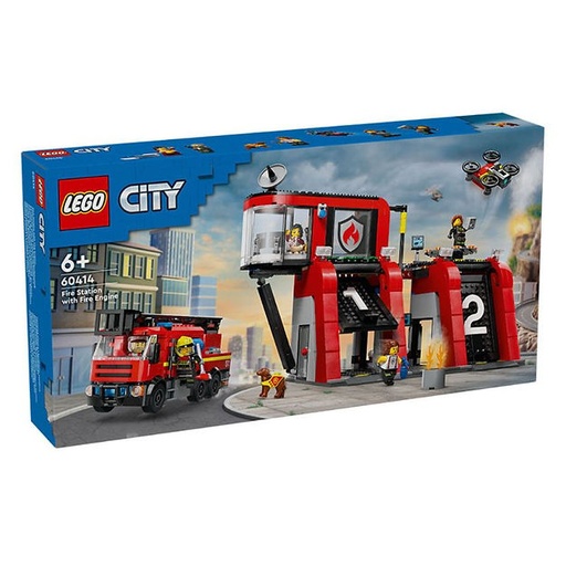 [LG60414] LEGO 60414 FIRE STATION WITH FIRE TRUCK