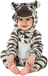 COSTUME ONESIE ZEBRA 7996