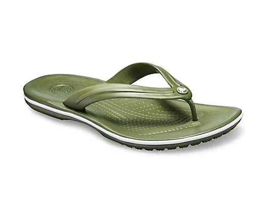 CROCS CROCBAND FLIP ARMY GREEN 11033-37P