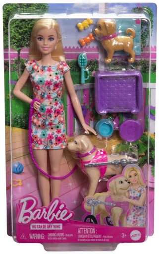 [MTHTK37] BARBIE HTK37 WITH DOLL AND PET WHEELCHAIR