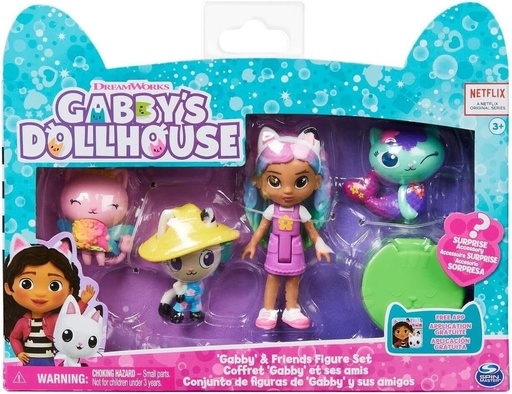 [EDM6065350] GABBY'S DOLLHOUSE 4 PACK FIGURE SET