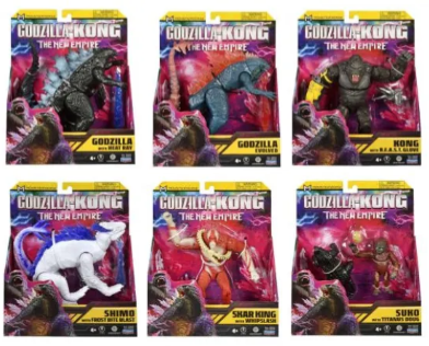 [GPHMN303000] GODZILLA X KONG FIGURES 15CM ASST