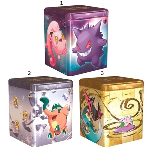 [KAIPOK856099] POKEMON CARDS STACKABLE TIN