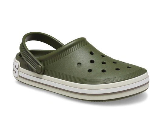 CROCS OFF COURT LOGO CLOG ARMY GREEN 209651-309