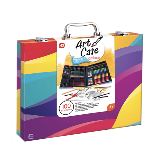 [AS1038-82050] ART CASE DELUXE WASHABLE MARKERS