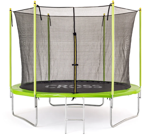 [91555] TRAMPOLINE CROSS WITH LADDER 10FT