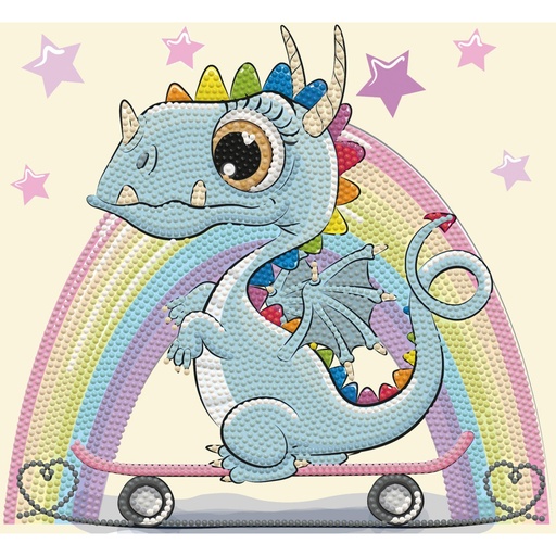 [DTZ3.008] DIAMOND DOTZ DRAGON SKATE