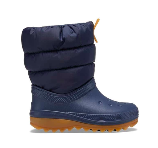 CROCS CLASSIC NEO PUFF BOOT K NAVY/GUM 207684-4PQ