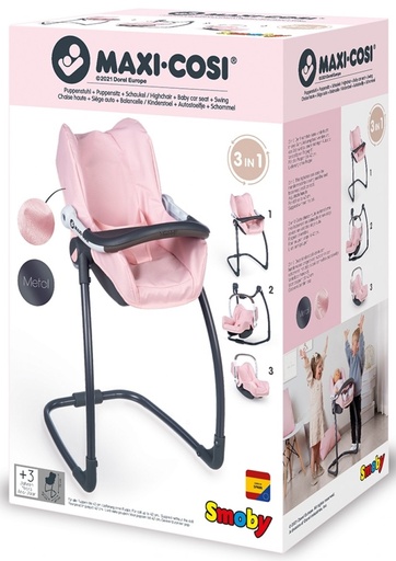 [SMO240235] MAXI-COSI SEAT + HIGH CHAIR PINK