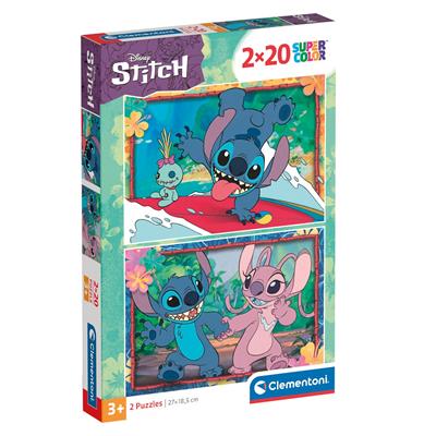 [AS1200-24809] CLEMENTONI PUZZLE 2X20 PCS STITCH