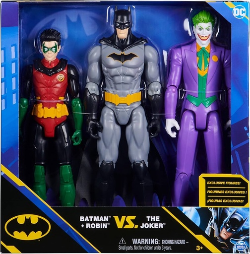 [EDM6064967] DC BATMAN + ROBIN VS. THE JOKER 30CM
