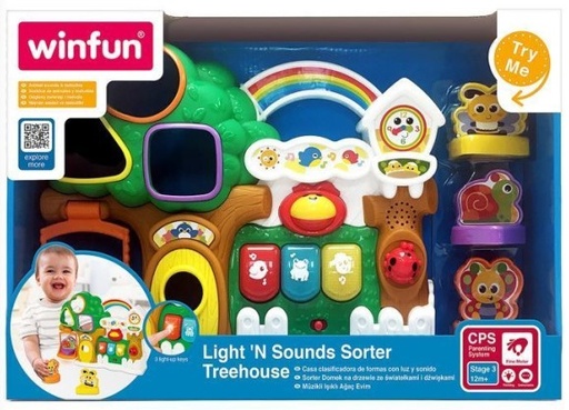 [MG403237] WINFUN LIGHTS 'N SOUNDS SORTER TREEHOUSE