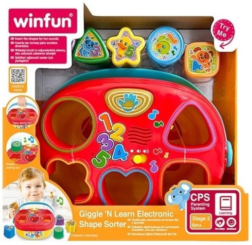 [MG403286] WINFUN GIGGLE'N LEARN ELECTRONIC SHAPE SHORTER