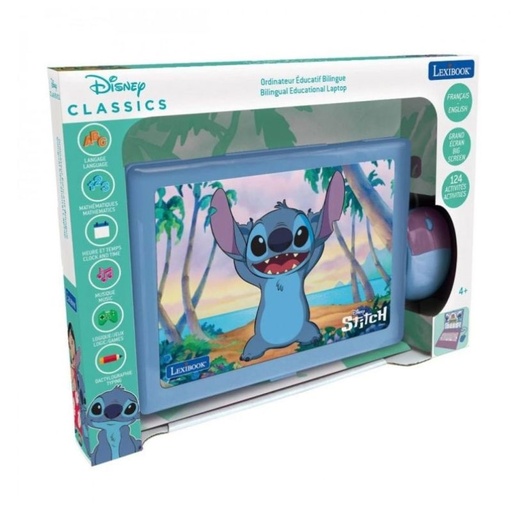 [RFJC598Di8] STITCH BILINGUAL EDUCATIONAL LAPTOP