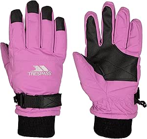 TRESPASS SKI GLOVES RURI KIDS PINK