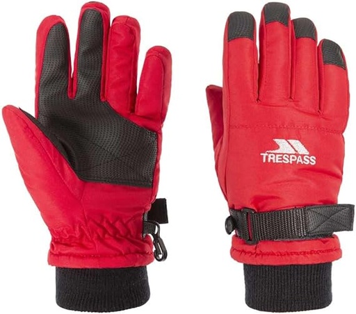 TRESPASS SKI GLOVES RURI KIDS RED