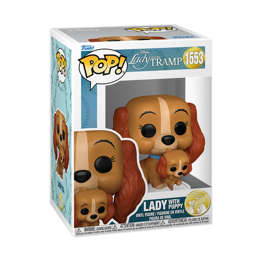 POP LADY WITH PUPPY #1553