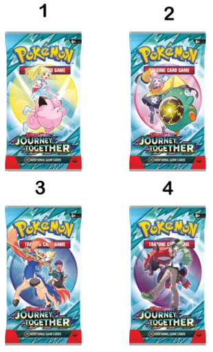 [KAIPOK103193] POKEMON CARDS JOURNEY TOGETHER BOOSTER PACK