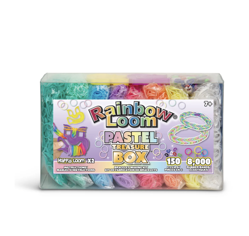 [MOUB0336] RAINBOW LOOM PASTEL TREASURE BOX