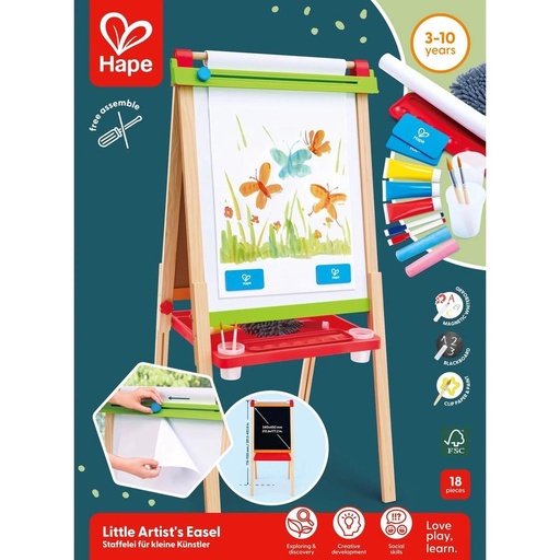 [MOUE2016-E1010C/B] HAPE LITTLE ARTIST'S EASEL E2016