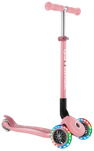 [MOU432-211-3] SCOOTER GLOBBER PRIMO FOLDABLE LIGHTS PASTEL PINK