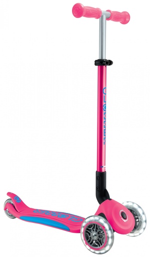 [MOU439-610-3] SCOOTER GLOBBER ELITE PINK LIGHTS FOLDING