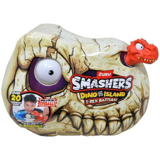 [ZUR74114] SMASHERS DINO ISLAND T-REX BATTLES