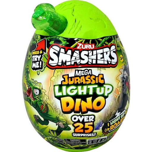[ZUR74108] SMASHERS MEGA JURASSIC LIGHT UP DINO